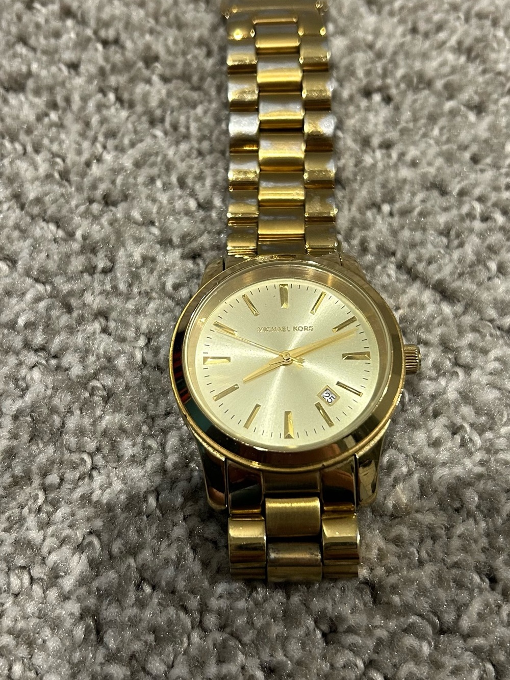 Michael Kors Gold Round Dial Bracelet Watch